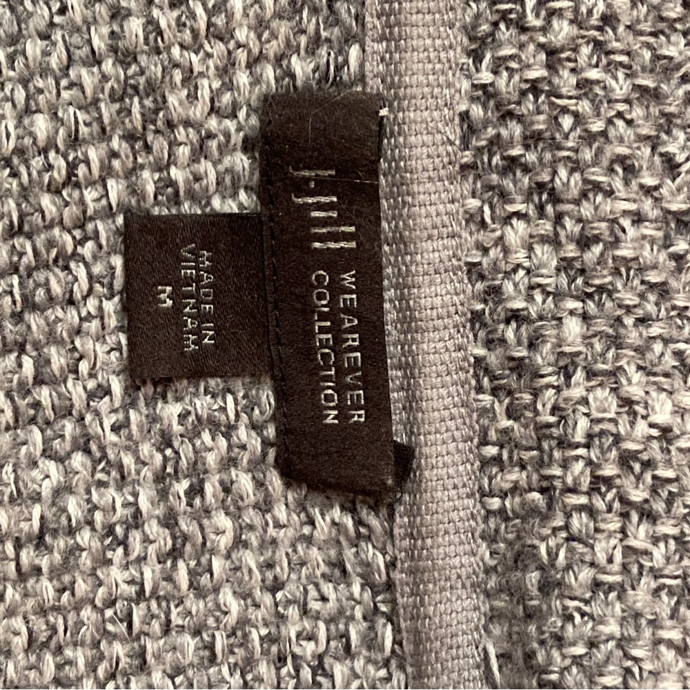 J Jill Wearever Collection Long One Button Sweater Jacket